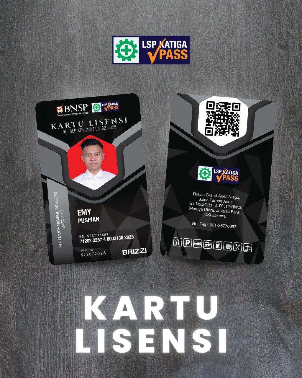 Kartu Anggota LSP Katiga Pass