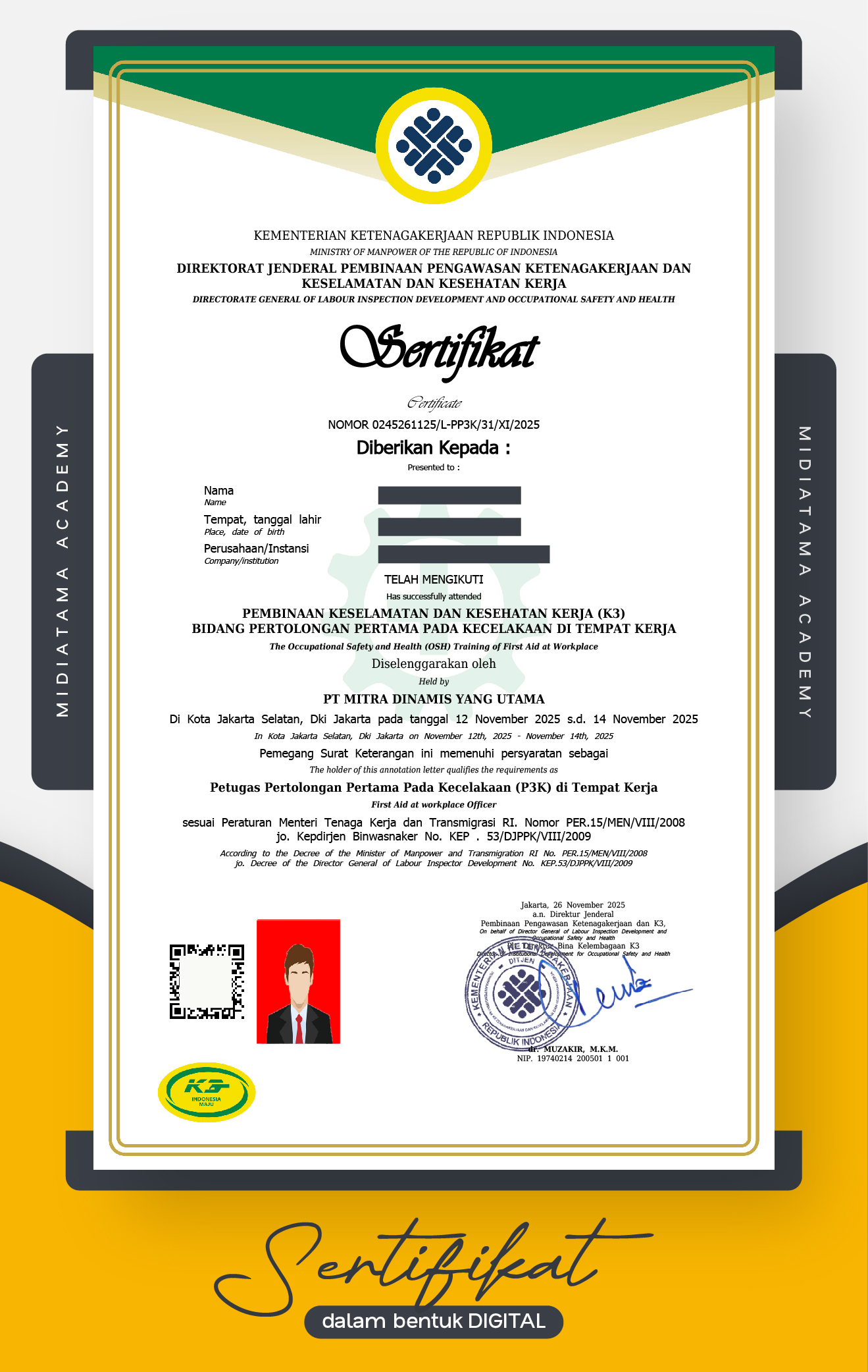 Sertifikat Profesional