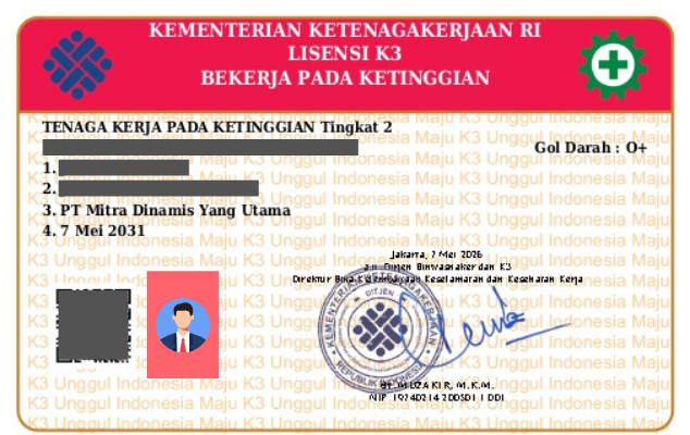Lisensi Kemnaker RI